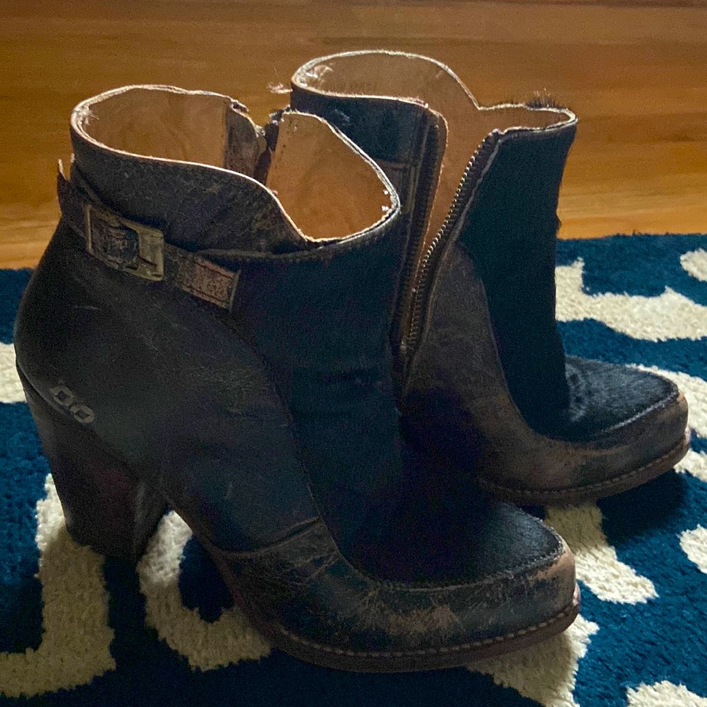 BED STU Isla leather calfskin bootie sz 9 1/2